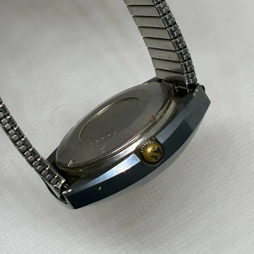 Vintage Rado Balboa V Automatic Watch K680773 Tungsten Carbide Date Mens-RUNNING